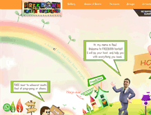 Tablet Screenshot of freebornhostel.com